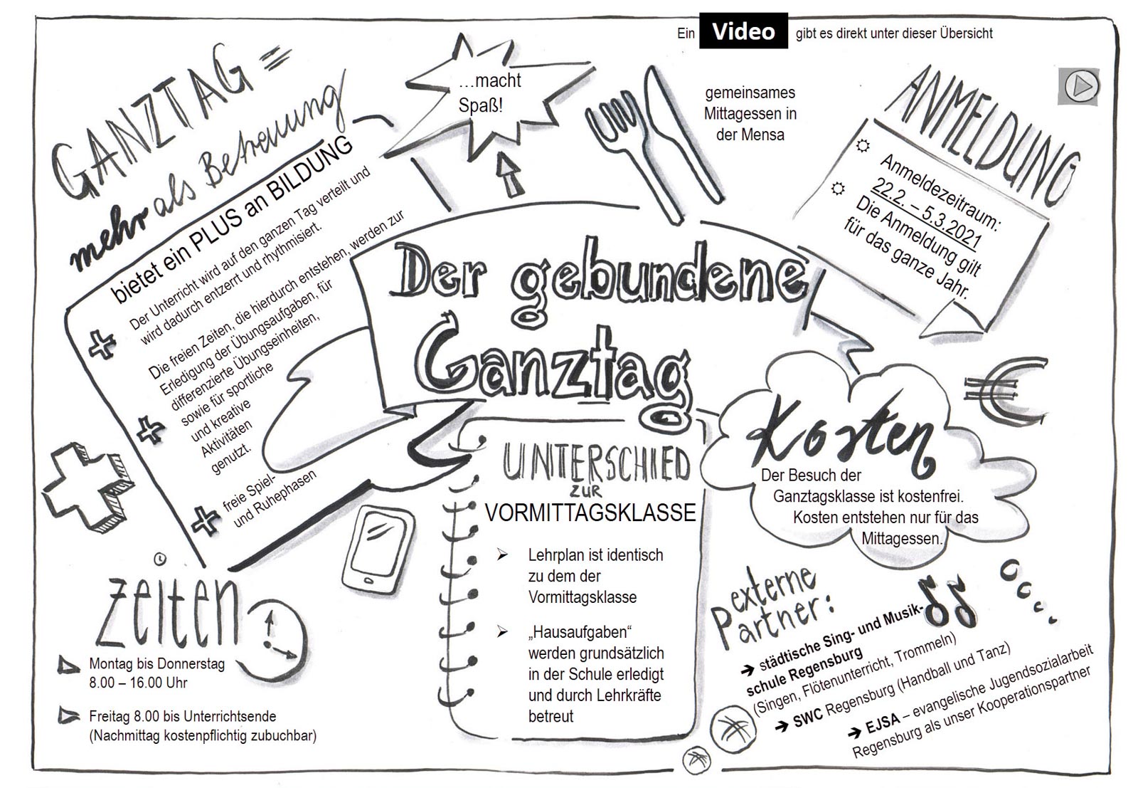 Gebundener Ganztag • Kreuzschule im alten Stadion