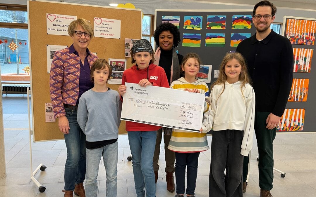 Spendenübergabe an Miracle Hilfe e.V.